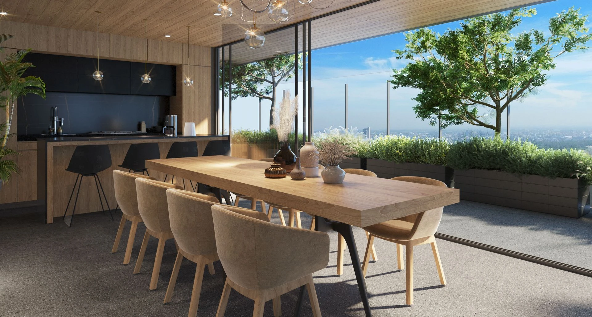 Comedor y terraza de
        Livewell