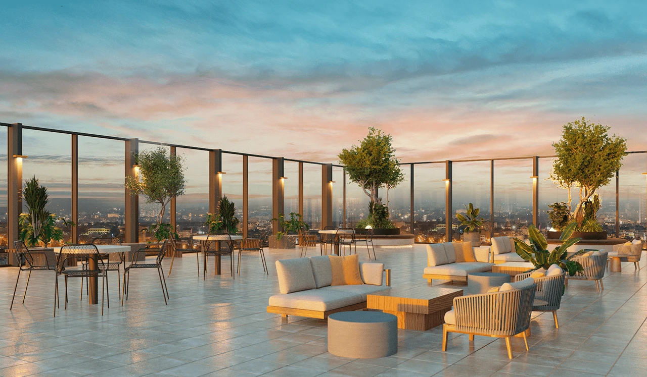 Amenidad Rooftop de The Park Offices